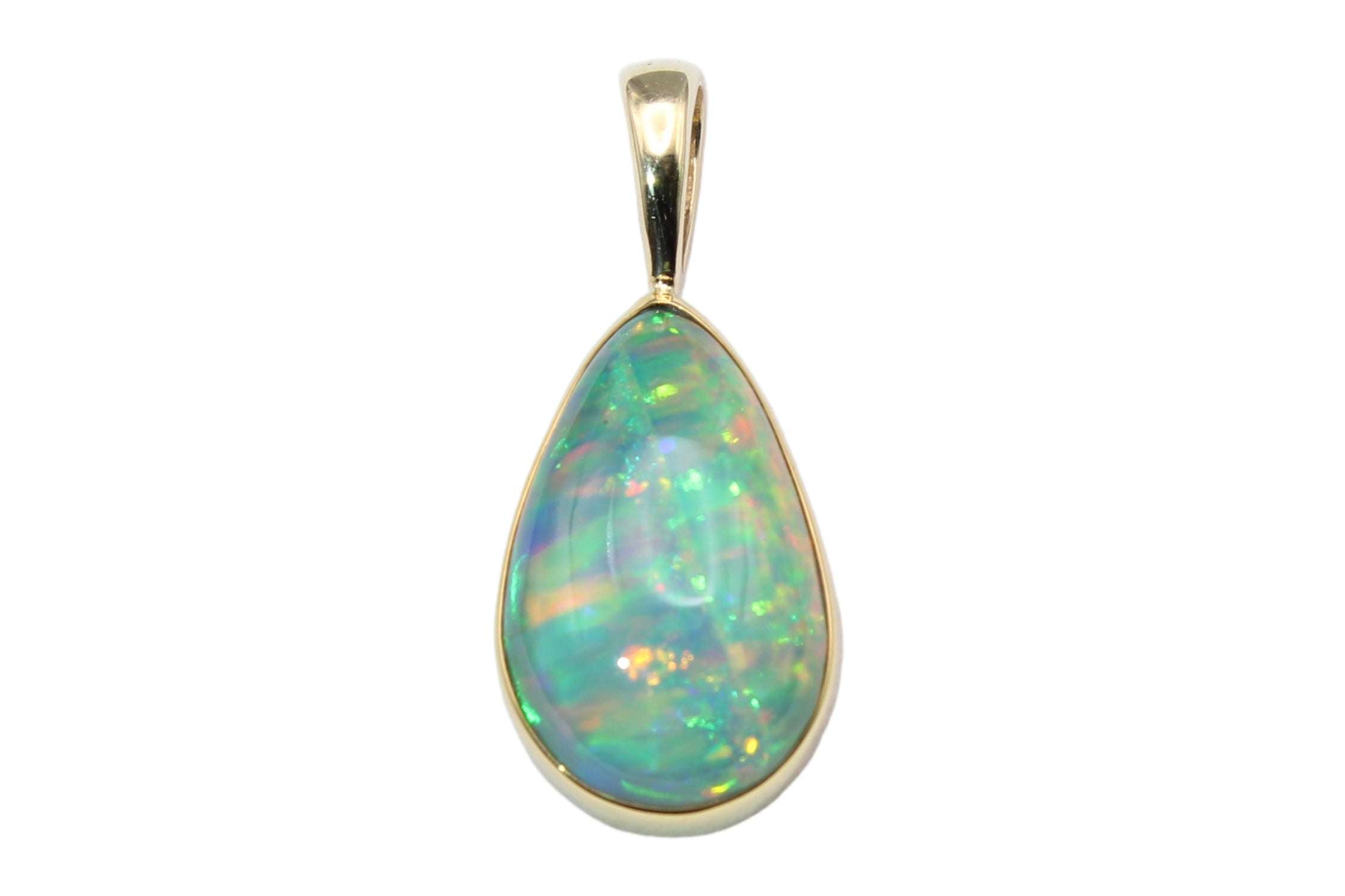 Timeless Ethiopian Opal Pendant | 22k & 14k Gold